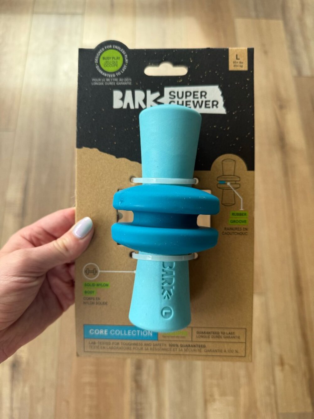 NWT Super Chewer Core Collection Bark Box Dog Toy for Large Dogs